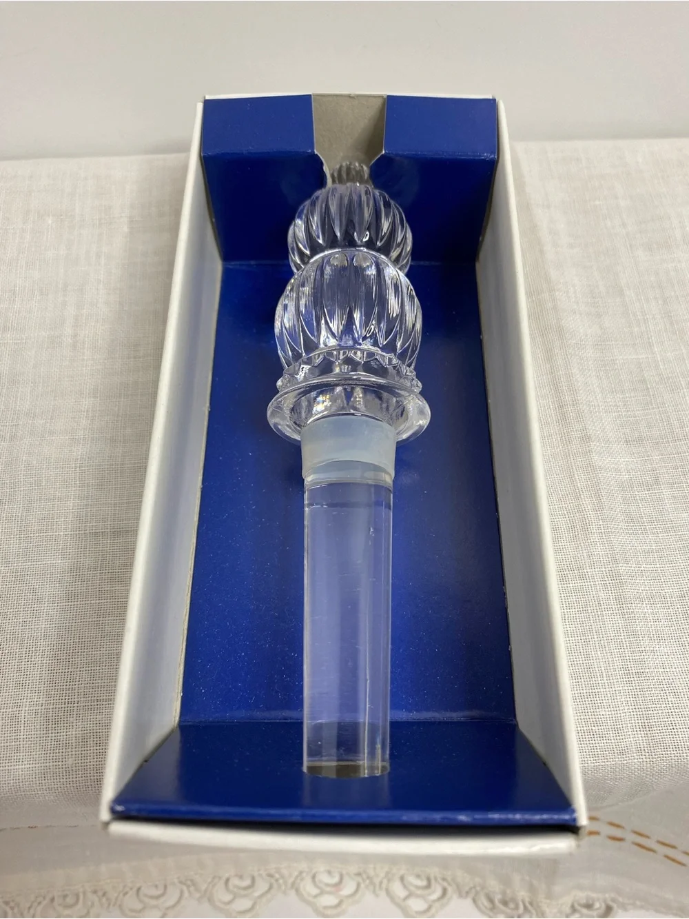 Mikasa Bottle Stopper Monterey Austrian Lead Crystal READ